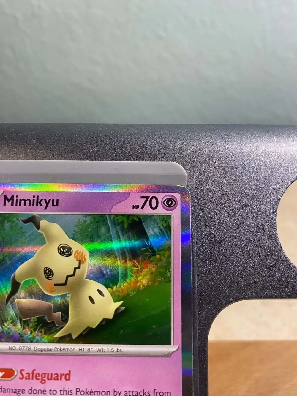 Mimikyu Holo Rare 037/091 Paldean Fates Pokémon Card